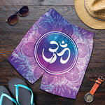 Spiritual Om Mandala Print Men's Shorts