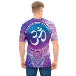Spiritual Om Mandala Print Men's T-Shirt