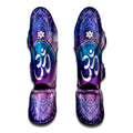 Spiritual Om Mandala Print Muay Thai Shin Guards