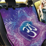 Spiritual Om Mandala Print Pet Car Back Seat Cover