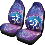 Spiritual Om Mandala Print Universal Fit Car Seat Covers