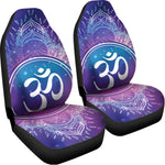Spiritual Om Mandala Print Universal Fit Car Seat Covers