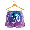 Spiritual Om Mandala Print Women's Shorts
