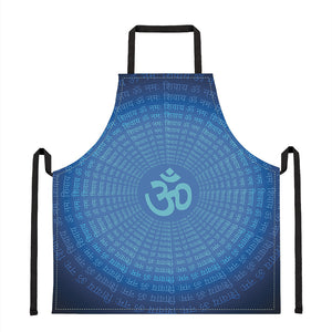 Spiritual Om Sign Print Apron