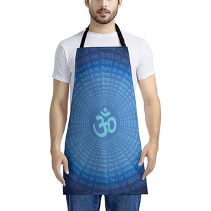 Spiritual Om Sign Print Apron