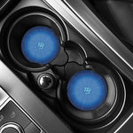 Spiritual Om Sign Print Car Coasters