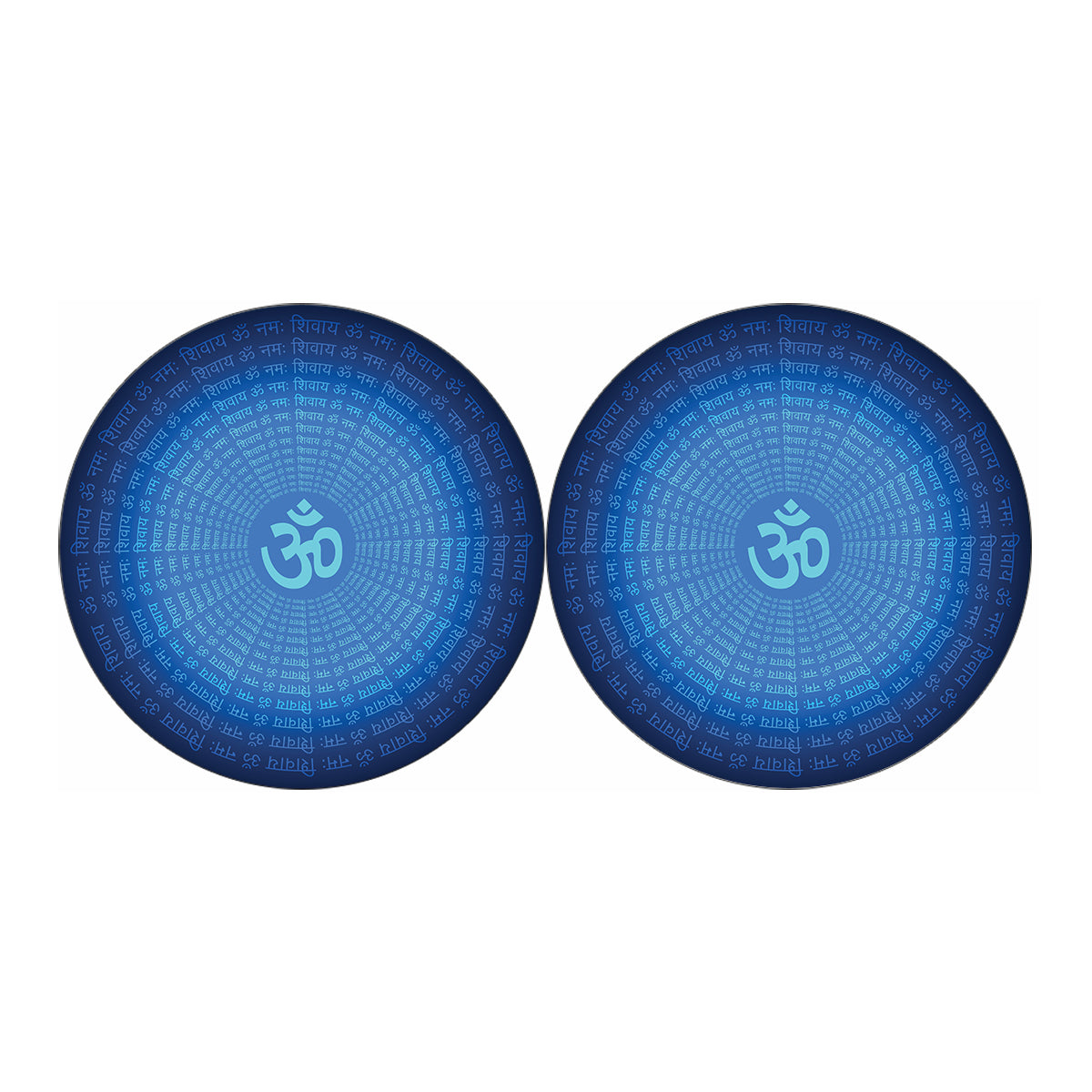 Spiritual Om Sign Print Car Coasters