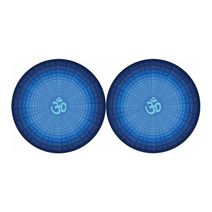 Spiritual Om Sign Print Car Coasters