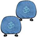 Spiritual Om Sign Print Car Headrest Covers