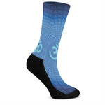 Spiritual Om Sign Print Crew Socks