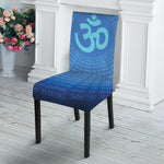 Spiritual Om Sign Print Dining Chair Slipcover