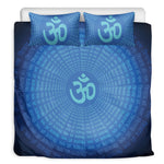 Spiritual Om Sign Print Duvet Cover Bedding Set