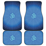 Spiritual Om Sign Print Front and Back Car Floor Mats