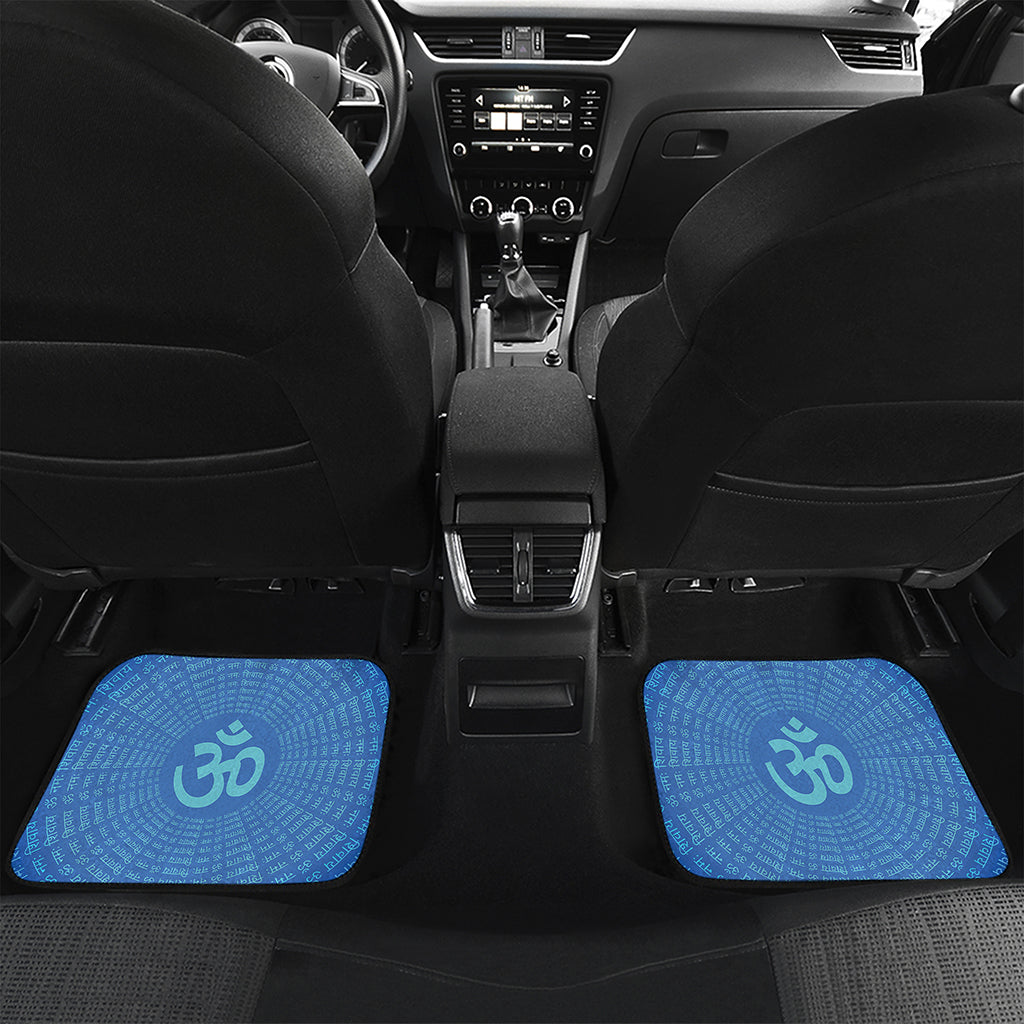 Spiritual Om Sign Print Front and Back Car Floor Mats