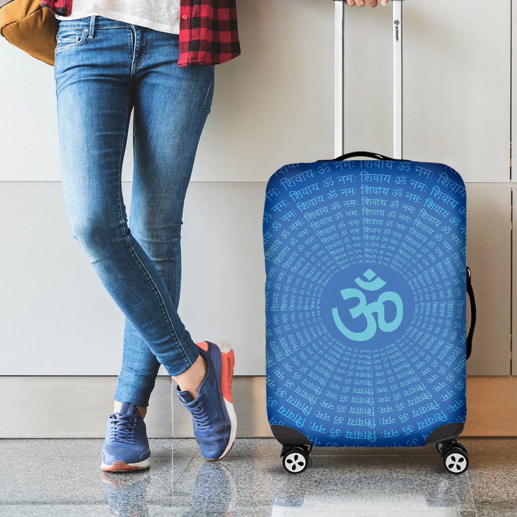 Spiritual Om Sign Print Luggage Cover