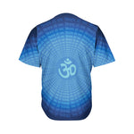 Spiritual Om Sign Print Men's Baseball Jersey