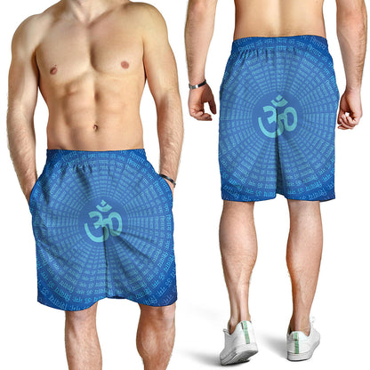 Spiritual Om Sign Print Men's Shorts