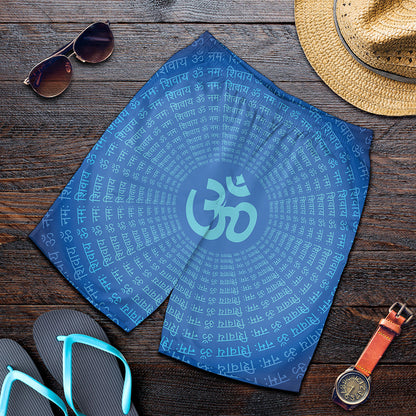 Spiritual Om Sign Print Men's Shorts