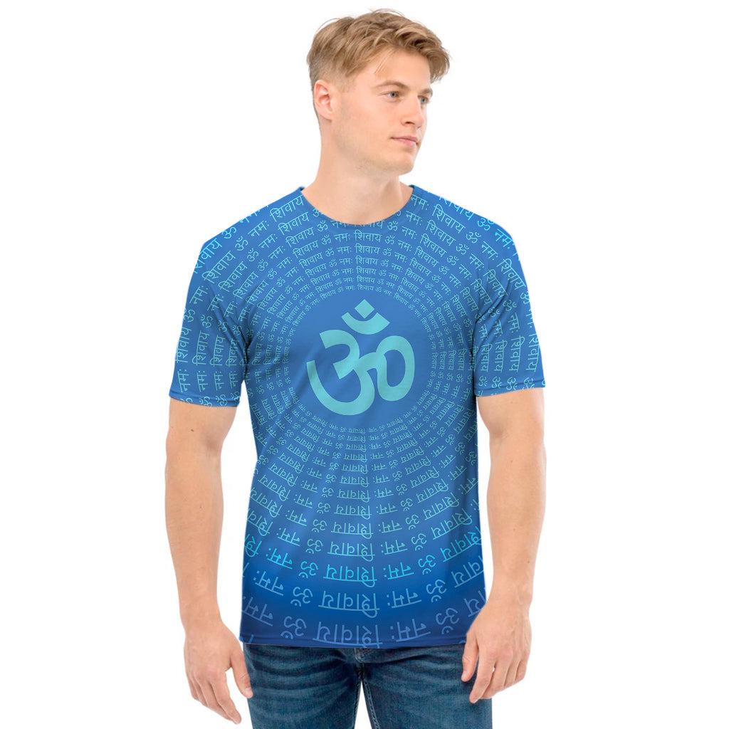 Spiritual Om Sign Print Men's T-Shirt