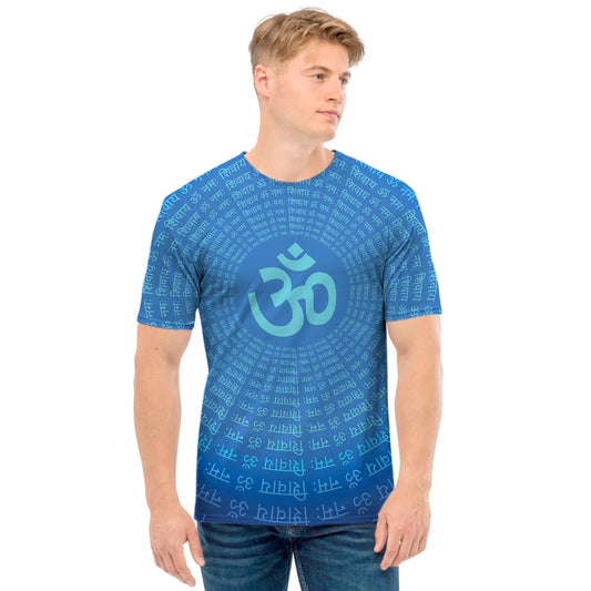 Spiritual Om Sign Print Men's T-Shirt