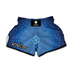 Spiritual Om Sign Print Muay Thai Boxing Shorts