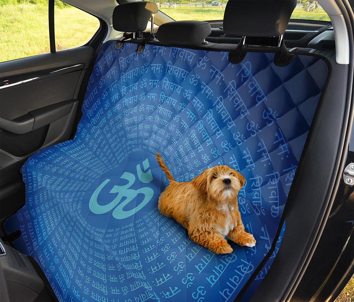 Spiritual Om Sign Print Pet Car Back Seat Cover