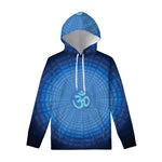 Spiritual Om Sign Print Pullover Hoodie