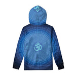 Spiritual Om Sign Print Pullover Hoodie