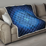 Spiritual Om Sign Print Quilt