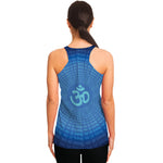 Spiritual Om Sign Print Women's Racerback Tank Top
