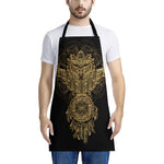 Spiritual Owl With Dreamcatcher Print Apron