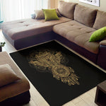 Spiritual Owl With Dreamcatcher Print Area Rug