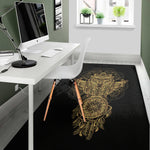 Spiritual Owl With Dreamcatcher Print Area Rug