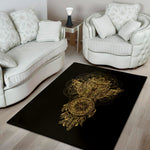 Spiritual Owl With Dreamcatcher Print Area Rug