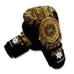 Spiritual Owl With Dreamcatcher Print Boxing Gloves