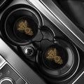 Spiritual Owl With Dreamcatcher Print Car Coasters