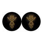Spiritual Owl With Dreamcatcher Print Car Coasters