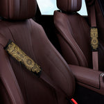 Spiritual Owl With Dreamcatcher Print Car Seat Belt Covers