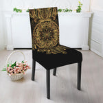 Spiritual Owl With Dreamcatcher Print Dining Chair Slipcover