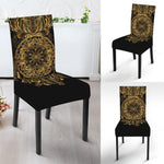 Spiritual Owl With Dreamcatcher Print Dining Chair Slipcover
