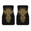 Spiritual Owl With Dreamcatcher Print Front Car Floor Mats