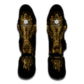 Spiritual Owl With Dreamcatcher Print Muay Thai Shin Guards