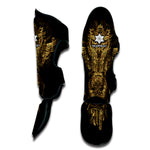 Spiritual Owl With Dreamcatcher Print Muay Thai Shin Guard