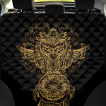 Spiritual Owl With Dreamcatcher Print Pet Car Back Seat Cover