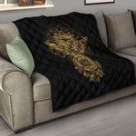 Spiritual Owl With Dreamcatcher Print Quilt