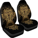 Spiritual Owl With Dreamcatcher Print Universal Fit Car Seat Covers
