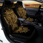 Spiritual Owl With Dreamcatcher Print Universal Fit Car Seat Covers