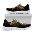 Spiritual Owl With Dreamcatcher Print White Running Shoes