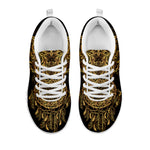 Spiritual Owl With Dreamcatcher Print White Sneakers