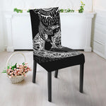 Spiritual Owl With Sun And Moon Print Dining Chair Slipcover